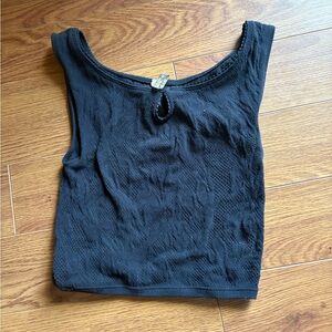 Free People Black Tank Top